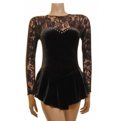 Skater Dress Long Sleeves s118a title=