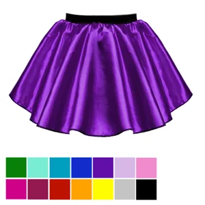 Short Satin Skirt