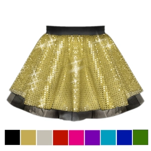 Sequin Tutu Dance Show Skirt