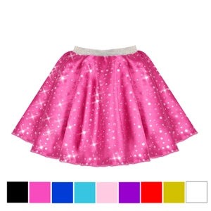 Satin Sequin Skirt