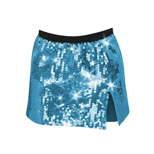 High Sequin Split Skirt