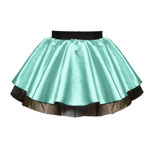 Short Satin Tutu Skirt