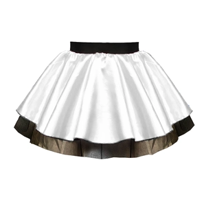 Short Satin Tutu Skirt