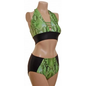 POLE DYNAMIX GREEN SNAKE HALTER NECK SET