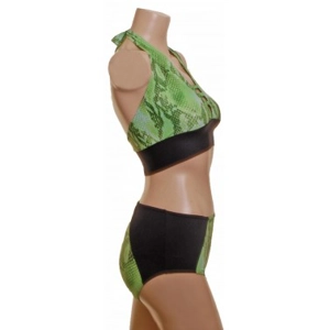 POLE DYNAMIX GREEN SNAKE HALTER NECK SET