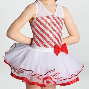 Candy Cane Glitz Tutu