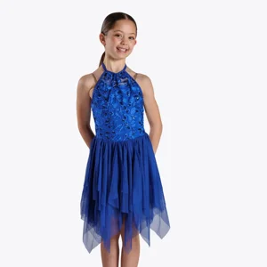 Embroidery Sequin Lyrical Dress
