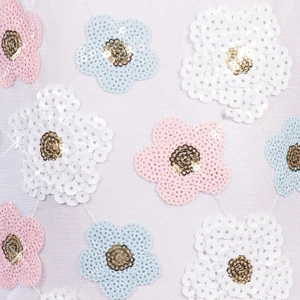 Floral Sequin Motif Ballet Dress Floral Sequin Motif Ballet Dress