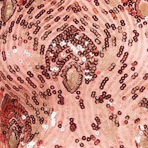 Sequin Feather Dip Hemmed Lyrical Dress