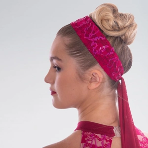 Sequin Lace Insert Culottes Jumpsuit