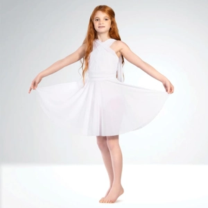 Draped Mesh Lyrical Dress Draped Mesh Lyrical Dress