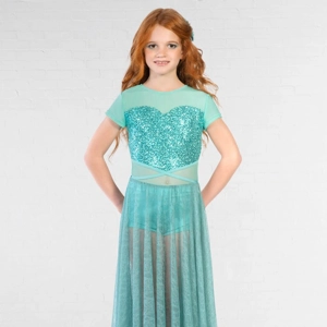 Sweetheart Neckline Sequin and Lace Lyrical Dress Sweetheart Neckline Sequin and Lace Lyrical Dress