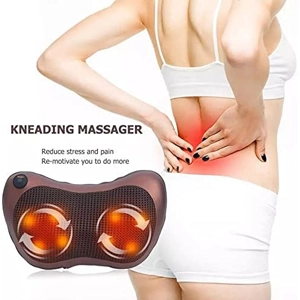Cojín de Masaje Eléctrico Masajeador Almohada Masajeador Shiatsu con 3 Niveles Cojín de Masaje Eléctrico Masajeador Almohada Masajeador Shiatsu con 3 Niveles