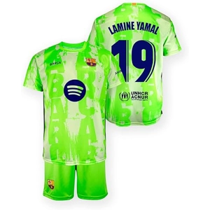 FCB Barcelona Conjunto Camiseta y pantalón 3ª EQ 2024/25 - RÉPLICA Licencia Oficial