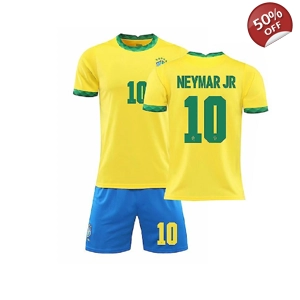 Conjunto de camiseta de Brasil Neymar   Niños  Regalos de fútbol  Ropa deportiva