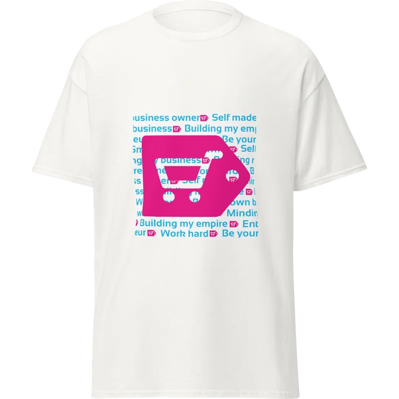 White classic tee