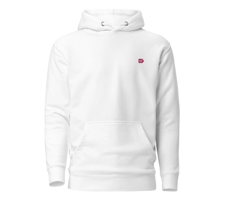 Cart Logo Hoodie White Unisex