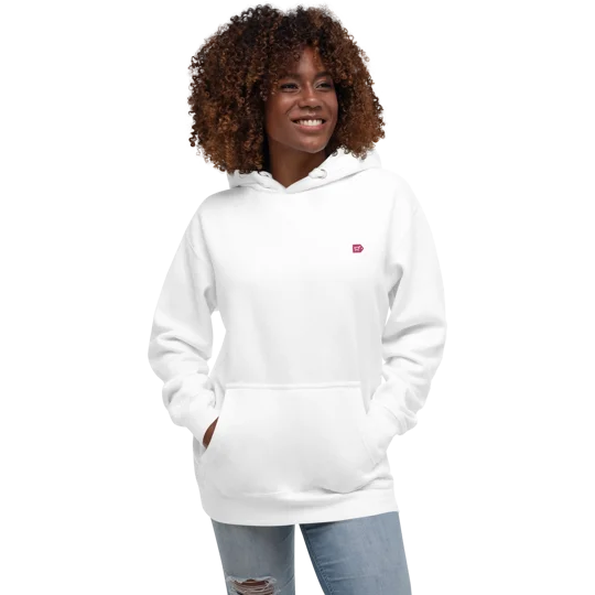 Cart Logo Hoodie White Unisex