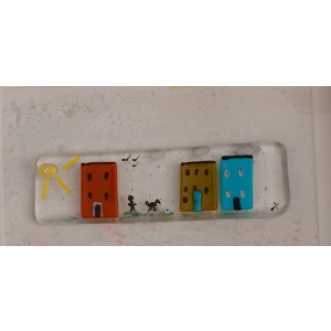 Fused Glass Dog Days