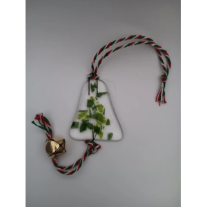 Fused Glass Hanging Bell