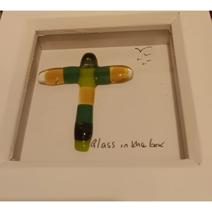 cross in box frame