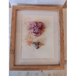 Glass Hearts Framed