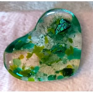 Remembrance Heart Paperweight