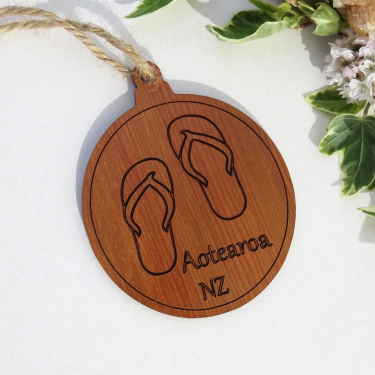 Jandals Christmas Ornament