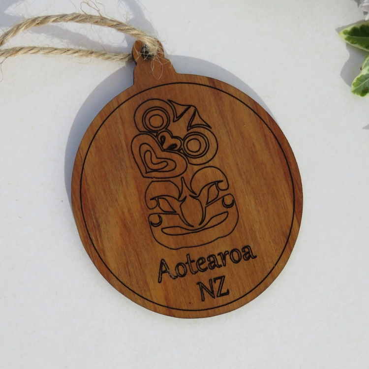 Tiki Christmas Ornament