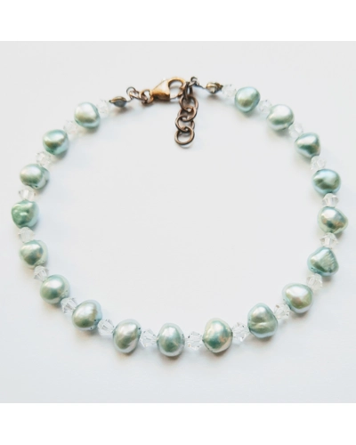 Cultured Pearl Bracelet Silver