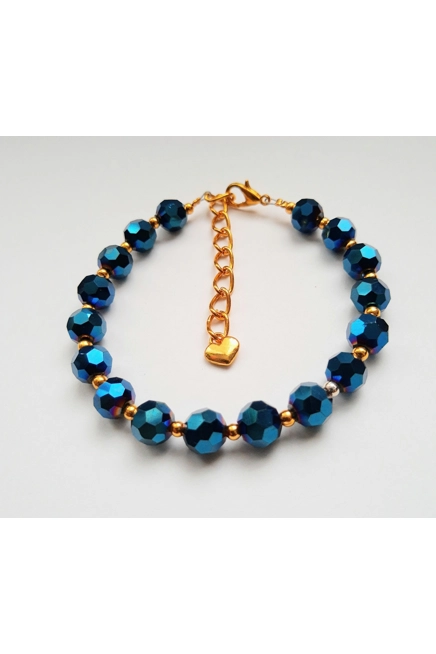 Crystal Glass Blue Bracelet