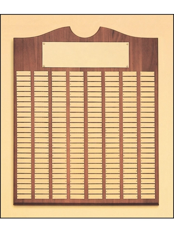 Solid American Walnut Perpetual Plaque