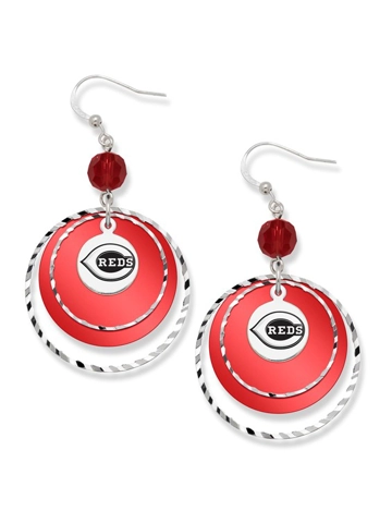CINCINNATI REDS GAME DAY EARRINGS