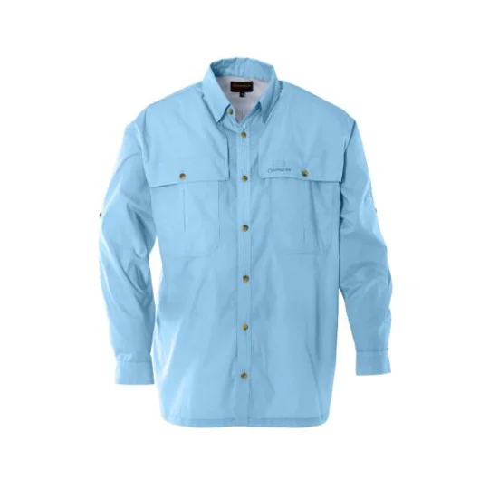 Snowbee XS Light Blue Fishing Shirt Size EX Large