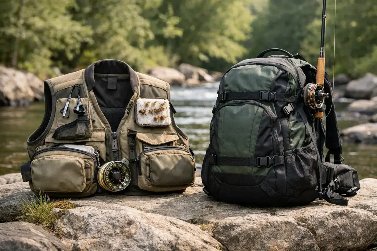 Fly Fishing Vest vs Backpack: The Main Difference