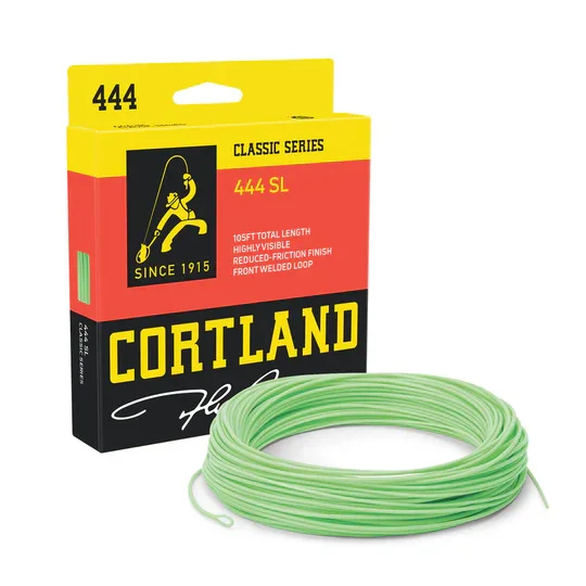 Cortland 444 SL Floating Fly Line Classic Series pale green double taper trout fly fishing line