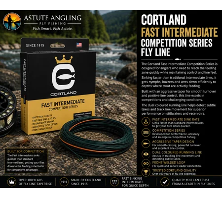 Cortland Fast Intermediate Competition Series Fly Line