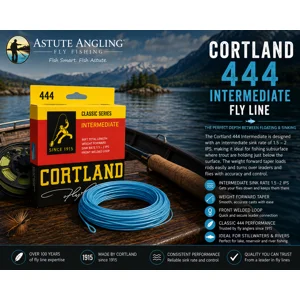 Cortland 444 Ice Blue Intermediate weight forward trout fly fishing line