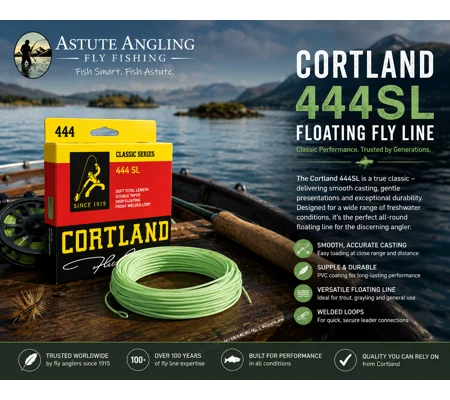 Cortland 444 SL Floating Fly Line – Classic Series Trout Fly Line