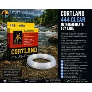 Cortland WF 444 Clear Intermediate trout fly fishing line for discreet subsurface presentation