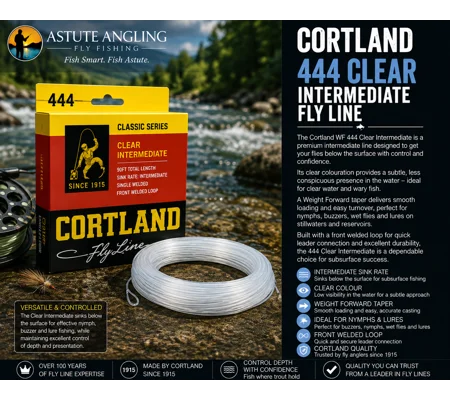 Cortland WF 444 Clear Intermediate Fly Line