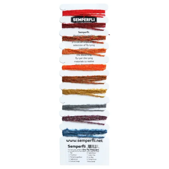 Semperfli Dry Fly Polyyarn Multicard
