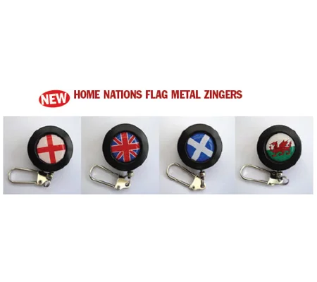 Home Nation Flag Metal Zingers