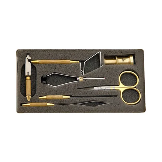 Dr Slick Bamboo and Brass Fly Tying Set