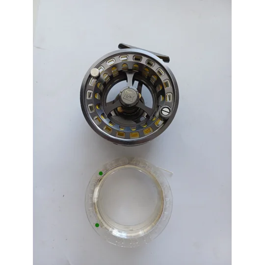 Hardy 5000 CLS pre-owned fly fishing reel with spare spool and Hardy neoprene case