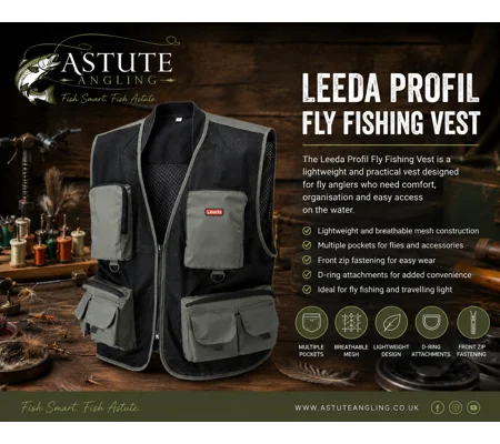 Leeda Profil Fly Fishing Vest