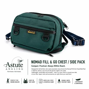 Nomad Fill & Go Chest Side Pack for salmon fly fishing and wading – Astute Angling