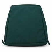 Open green and black Nomad UK fly-tying storage case with four-ring binder, fabric organiser pockets and elasticated mesh pocket.