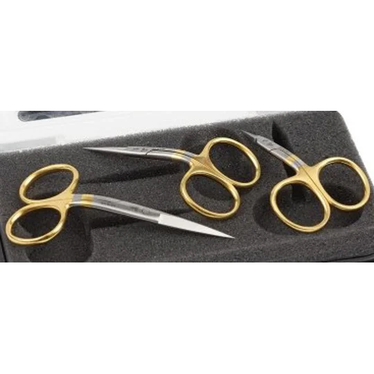 Dr Slick Gold Angled Fly Tying Scissors