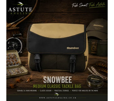 Snowbee Medium Classic Tackle Bag | Durable Fly Fishing & General Angling Bag